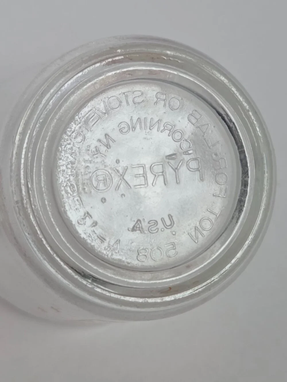 Vintage Pyrex Glass Liquid 1 Cup Measuring Cup Red Lettering 